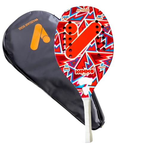 Raquete de Beach Tennis Vammo Action - Laranja