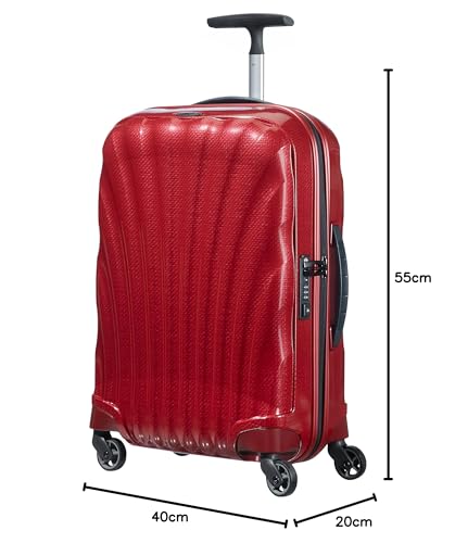 Samsonite 73349/1726 Cosmolite Spinner - Equipaje de Mano, Rojo (Red), S (55 cm-36 L)