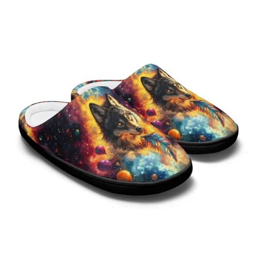 Chaussons en coton avec mousse à mémoire de forme grande taille