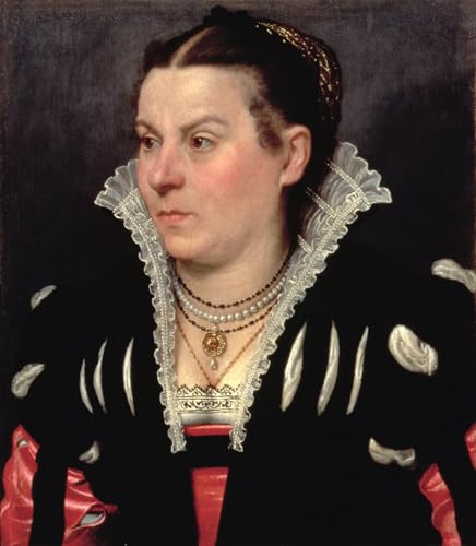 Pintura mural en lienzo de Battista Moroni, arte clásico ideal para renovar tu salón