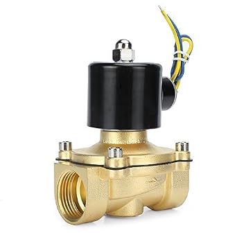 High Performance 1 inch 12V DC Brass Electric Solenoid Valve NPT Gas Water Air Normally Closed