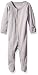 L'ovedbaby Baby Organic Cotton Footed Sleeper, Light Gray, 3-6 Months