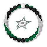 Lokai NHL Dallas Stars Hockey, Silicone Bead Bracelet for Men and Women, Medium, 6.5 Inch
