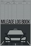 Mileage Log Book: Odometer Tracker for business or Personal Tax Deduction, Vehicle Maintenance, Auto Mileage Journal, Compact 6x9 Travel Mileage ... Driving, Auto Service, and IRS Record Keeping