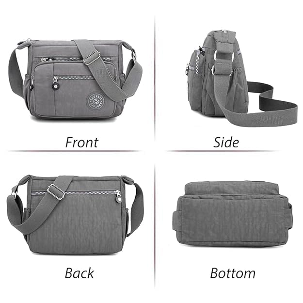 Image of ketmart Crossbody Bags Waterproof for Women Handbags Shoulder Bag with Adjustable Strap Women's Crossbody Purses polyester Fabric.