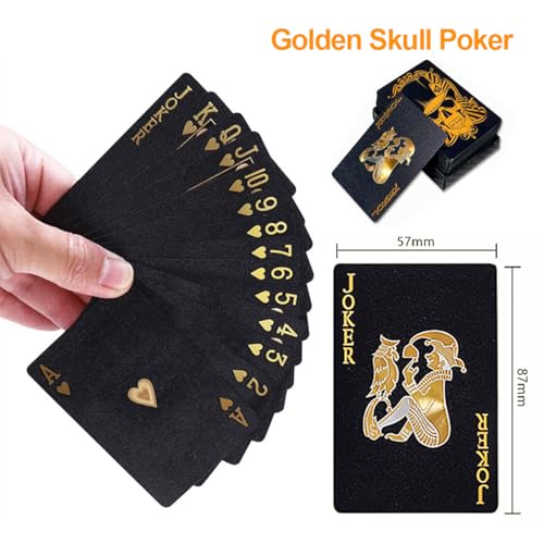 1 Deck Spielkarten, professionelle Spielkarten, wasserdichtes Plastik, kreative verdickte wasserdichte Partyspielkarten – Bild 3