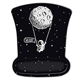 AOKSUNOVA Alfombrilla de ratón con cojín de gel, diseño de astronauta