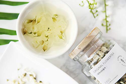 Kkokdam Korean Tea Sampler - Original Flower Tea Sampler - Decaf Tea, Iced Tea Bags, Loose Leaf Teas, Fancy Tea Variety Pack, Blooming Tea Flowers Korean Tea Set, Unique Tea Gifts - 8 Count #TOP7