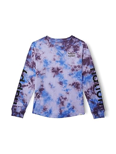 Image of Happy Nation Girls Relaxed Cotton Long Sleeve T Shirt