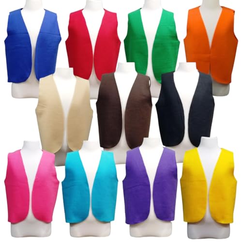 Chaleco de disfraz para niños talla 4-16 años miniatura 1