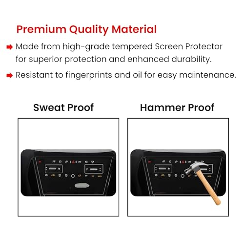 Image of AC PANEL Screen Guard For TATA NEXON 2023 FACELIFT | Anti Scratch | Water & Fingerprint Resistant AC Console Protector [Not Tempered Glass]