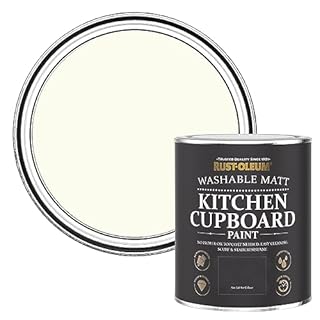 Rust-Oleum Off White Kitchen Cupboard Paint in Matt Finish - Antique White 750ml