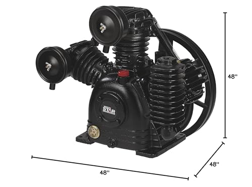 NorthStar Air Compressor Pump - 2-Stage, 3-Cylinder, 14.9 CFM at 90 PSI