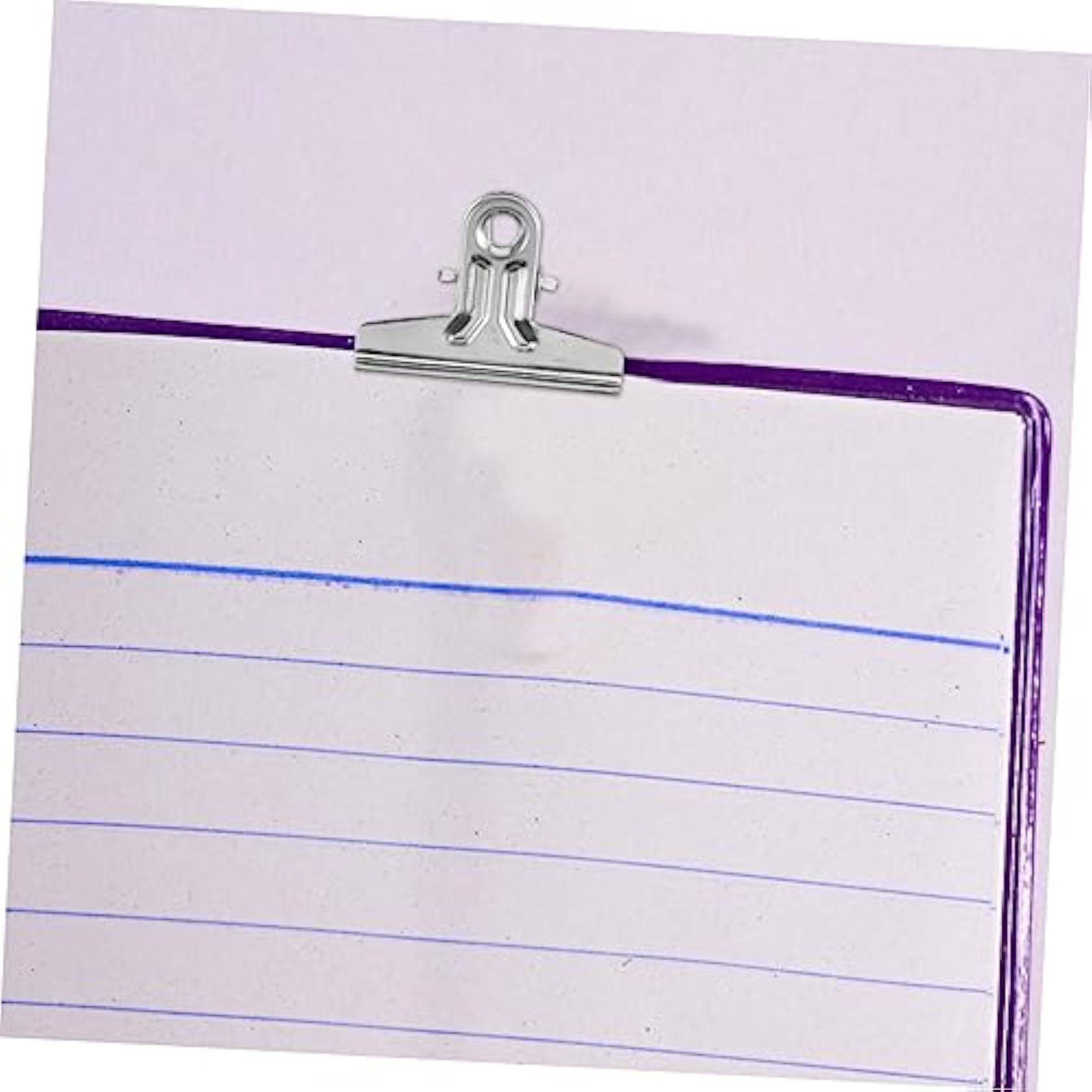 25-Piece Stainless Steel File Binder Clip Set, Portable Organizer