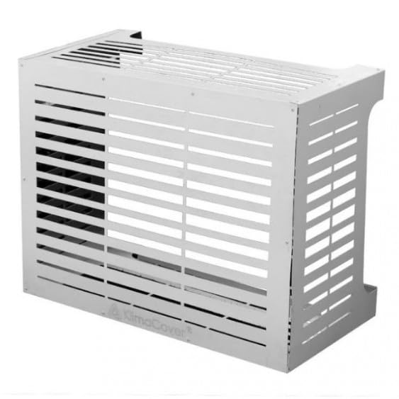 San Marco copri condizionatore esterno, copri condizionatore esterno fai da te Classic bianco, disponibile in varie misure, copri unità esterna condizionatore (M ( da 9000 o 12000 btu ))
