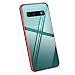 Produktbild Gs10 Plus Hülle Clear kompatibel mit Samsung Galaxy S10plus Cover Transparent TPU Glas Dünn Hüllen Glaxay Gaxaly 6.4 Zoll, rot