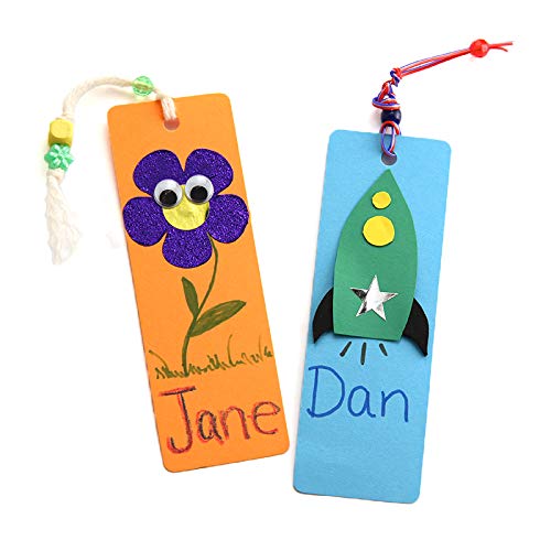 Hygloss Products Bright Bookmarks - Fun To Personalize - 12 Assorted Vibrant Colors - Cardstock Bookmarks - Value Pack - 100 Pack, 2 X 6 Inches (Fba_42610) #TOP2