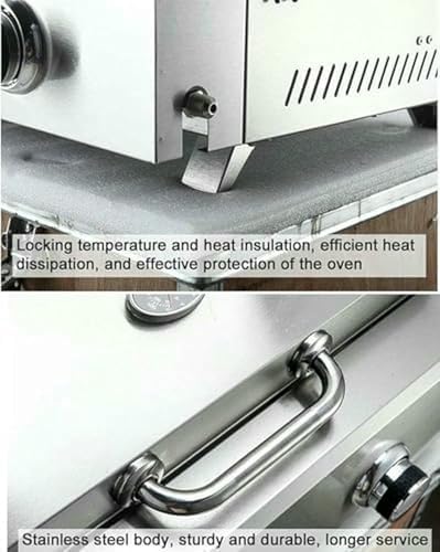 Gas Pizza Oven - Stainless Steel Countertop Appliance for Pizza, Pretzels and More - Single-layer Multi-mount Toaster