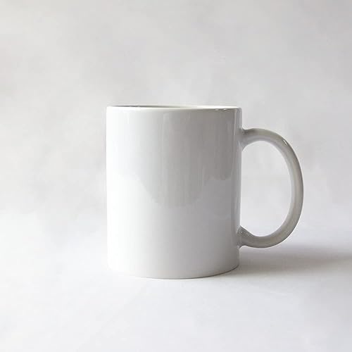 Miniatura 2 de MR.R Sublimación en blanco lavavajillas tazas de café de cerámica blanca taza de beber taza para leche té cola agua, 11 oz, 2 unidades por juego