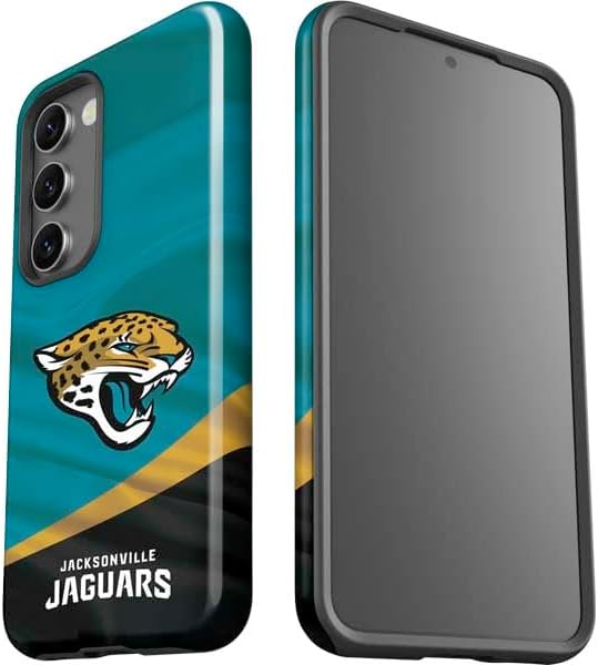 Skinit Pro Phone Case Compatible with Galaxy S23 - Officially Licensed NFL Jacksonville Jaguars Design