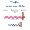 Trimplace Copen Blue 3/16" Baby RIC Rac Trim – 25 Yards Wavy Braid 100% Cotton, Colorfast Ideal for Sewing, Quilting, Hair Bows, Crafts #3