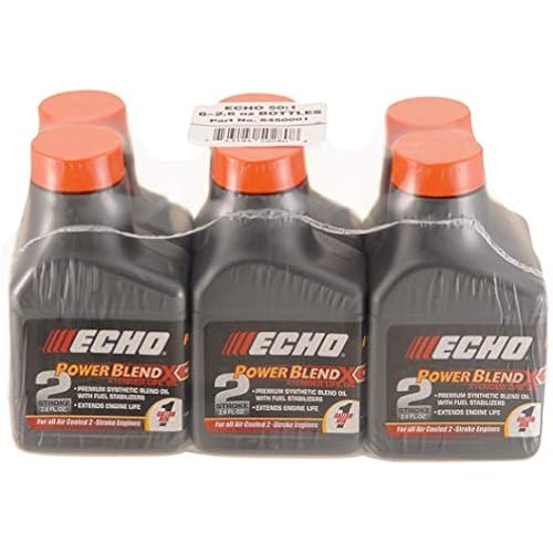 Echo 6450001 Power Blend 1 Gallon Oil Mix (50:1) 6 Pack