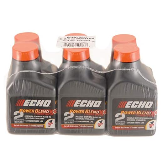 Echo 6450001 Power Blend 1 Gallon Oil Mix (50:1) 6 Pack