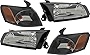For Toyota Camry Headlight 1997 1998 1999 Driver Left And Passenger Right Side 4 Set Headlamp Assembly Replacement