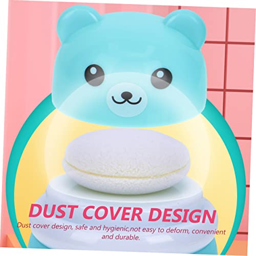 MERRYHAPY 2Pcs Caixa De Pó Corporal Bebê Após O Banho Pó Puff E Recipiente Maquiagem Pó Recipientes