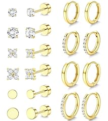 Gold Flower CZ Round