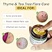 MyMagicHealer Thyme & Tea Tree Flare Care | Cystic Acne, Folliculitis, Ingrown Hair, Keratosis Pilaris, Razor Bumps, Body Bumps, Blind Pimples Multi-purpose Solution | w/Egg Yolk & Tea Tree 1 oz