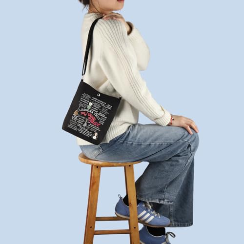 MNIGIU The Sound of Musical Encouragement Quote Crossbody Bag The Sound of Musical Merch For The Sound of Musical Fans 6