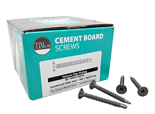 Vis pour panneaux de ciment 4,2 x 42 mm extérieur pour réussir votre terrasse