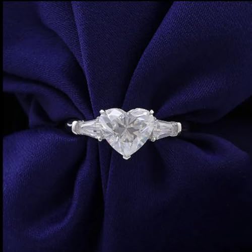Bague moissanite argent alliance durable qui ne ternit pas pour peau sensible - 5