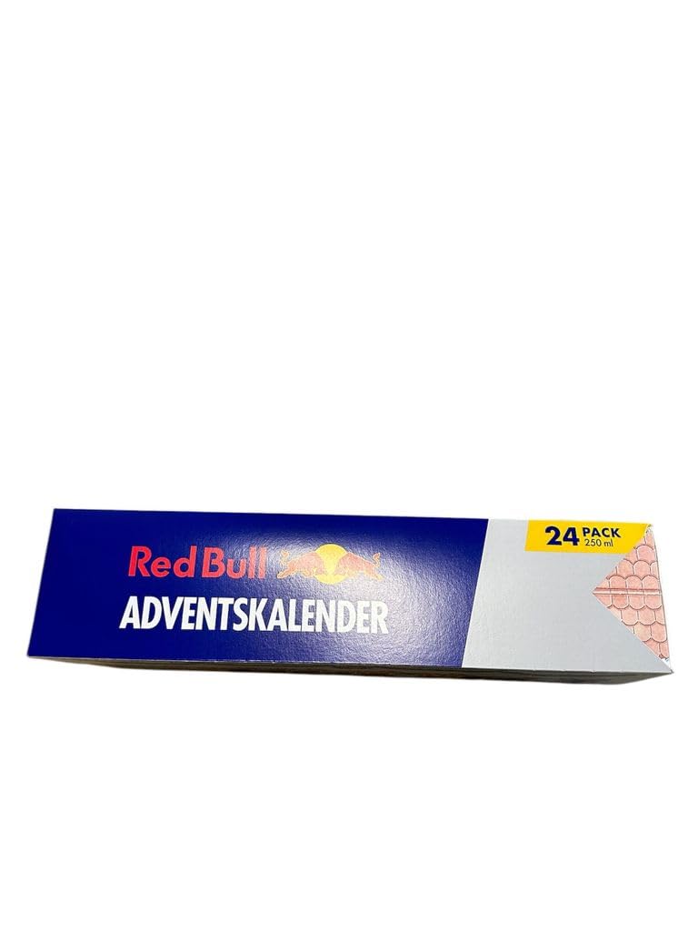 Red Bull RedBull Calendrier de l'Avent 2024, avec 24 canettes Redbull de 0,25 l, différentes variétés
