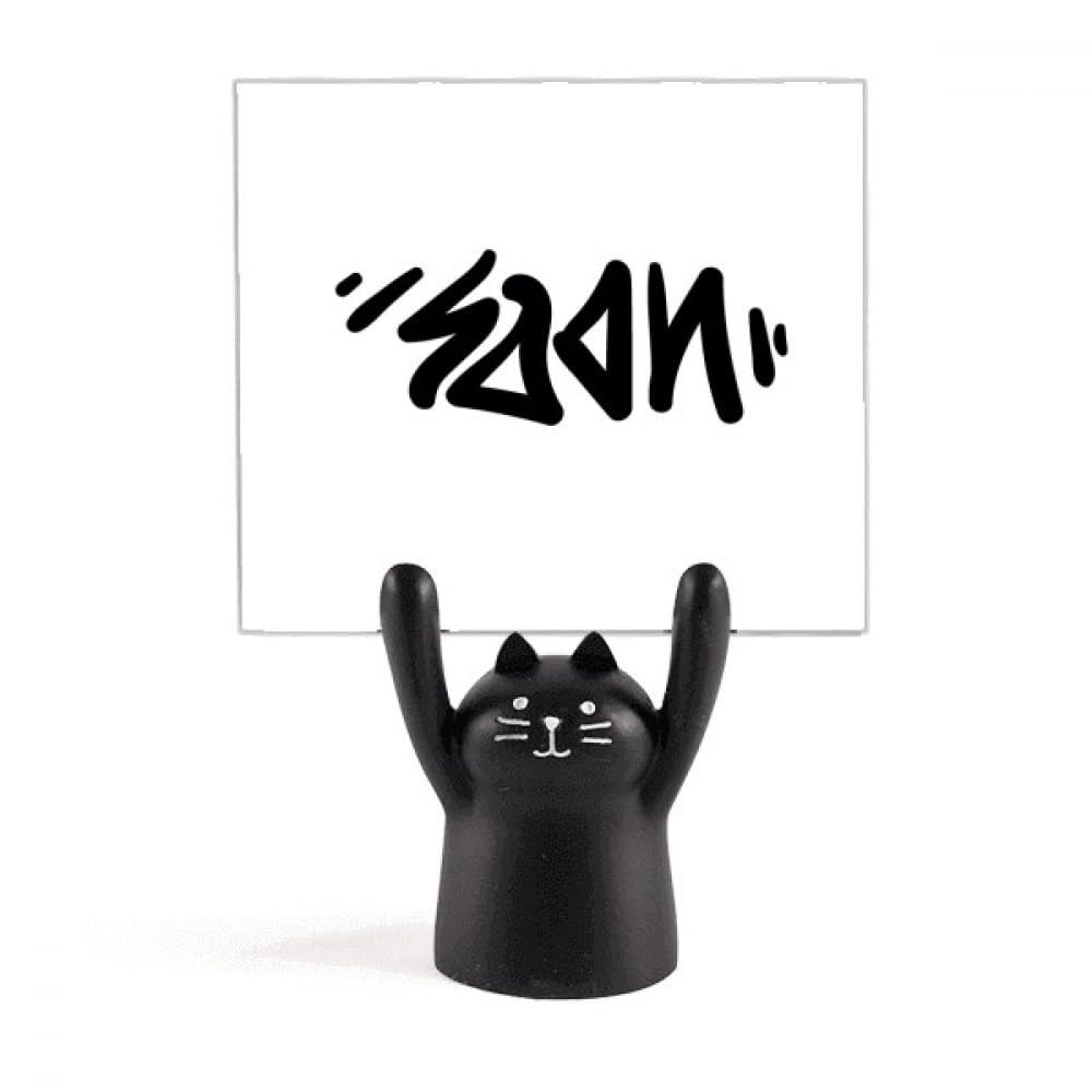 Support pour mémo chat noir Soon pour ne plus perdre vos notes - 4
