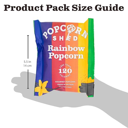 Popcorn Shed Celebration Selection Pack (7 Different Flavours) - Gourmet Popcorn Variety Pack, Sweet Popcorn Flavours, Easy & Low Calorie Snack, Perfect for Parties, Movie Nights & Gifting