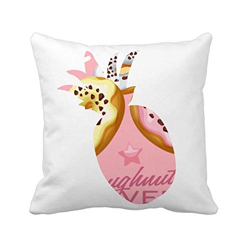 Coussin carré ananas idéal pour soulager le dos avec style