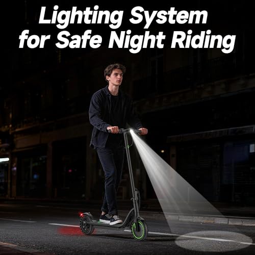 Image of VOLPAM Electric Scooter, 350W /500W /800W /1000W /250W Powerful Motor & 19 /22 / 9 MPH Top Speed, 16-28-10 Miles Long Range, Folding E Scooter Choice