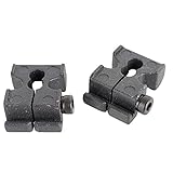 2pcs Scroll Saw Blade Conversion Kit Scroll Saw Blades Holders Pin-Less Pinned Upper/Lower Blade Holder TH-SS 405E