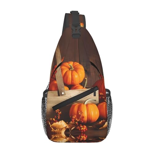 Sac à bandoulière citrouille d'automne homme : fini l'encombrement en voyage