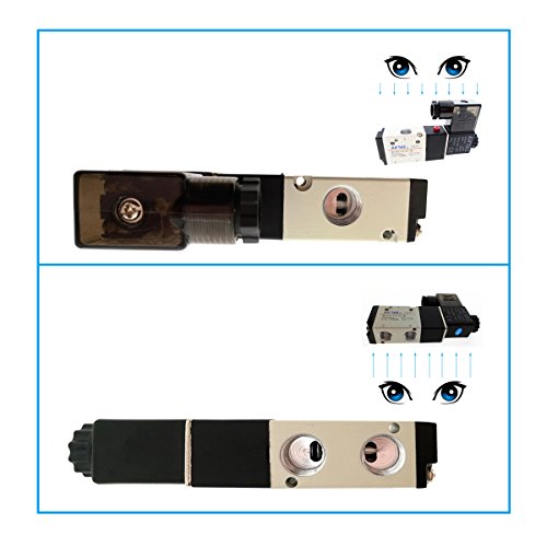 Yxq 24Vdc 1/4Pt 2 Position 3 Way Pneumatic Solenoid Valve 3V210-08 Liquid Gas Controller 0.15 To 0.8Mpa #TOP1