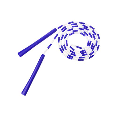 LPAOMKL 新しい子供と大人がロープの耐摩耗性のないフィットネスを滑る耐摩耗性の滑り止め具体竹継手ロープ(Blue)