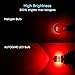 AUTOGINE 4 X Super Bright 9-30V 1157 2057 2357 7528 LED Bulbs 3014 54-EX Chipsets with Projector for Tail Lights Brake Lights, Brilliant Red