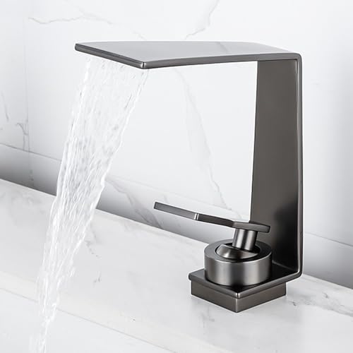Robinet cascade salle de bain créez une ambiance spa relaxante pistolet gris