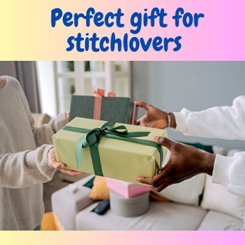 Maker Susan Spring Days Pattern Counted Cross Stitch Kits For Adults And Beginners With Wooden Hoop, Dmc Fabric, Threads And Needles, Embroidery Thread Floss Organizer Cards, Embroidery Kit (E2608) #TOP5