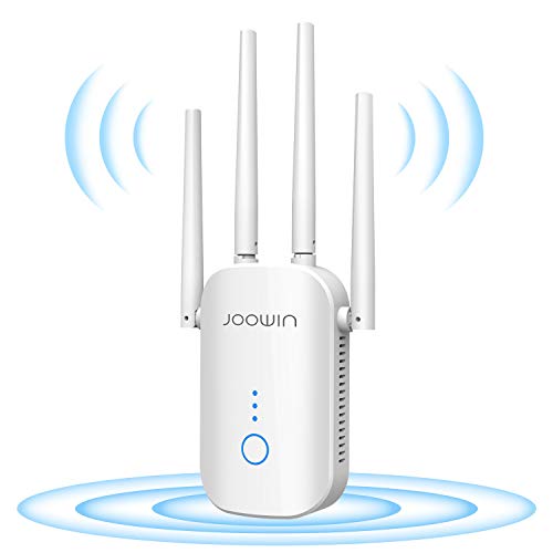 JOOWIN WLAN Repeater Verstärker 1200Mbit/s, Mit Router/Repeater/AP/Client International DualBand WLAN Amplifier, WPS, Mini WiFi Extender Kompatibel mit Allen Geräten