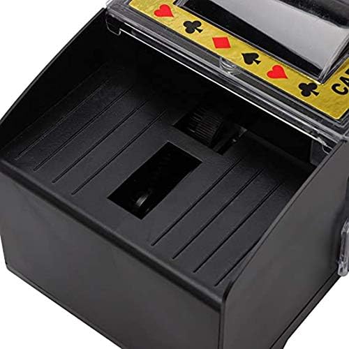 Electronic Playing Card Shuffler Automatic Battery Operated 2 Standard Desks with Push Button