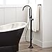 Signature Hardware 466445 Lentz Floor Mounted Tub Filler Faucet - Includes Knob Handle, Hand Shower, Valve Included