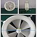 Portable Wind & Water Hybrid Turbine Generator, Small Outdoor Hydroelectric Generator 6-Blade Quick-Start Micro Turbine Outdoor/Camping/Emergency Power